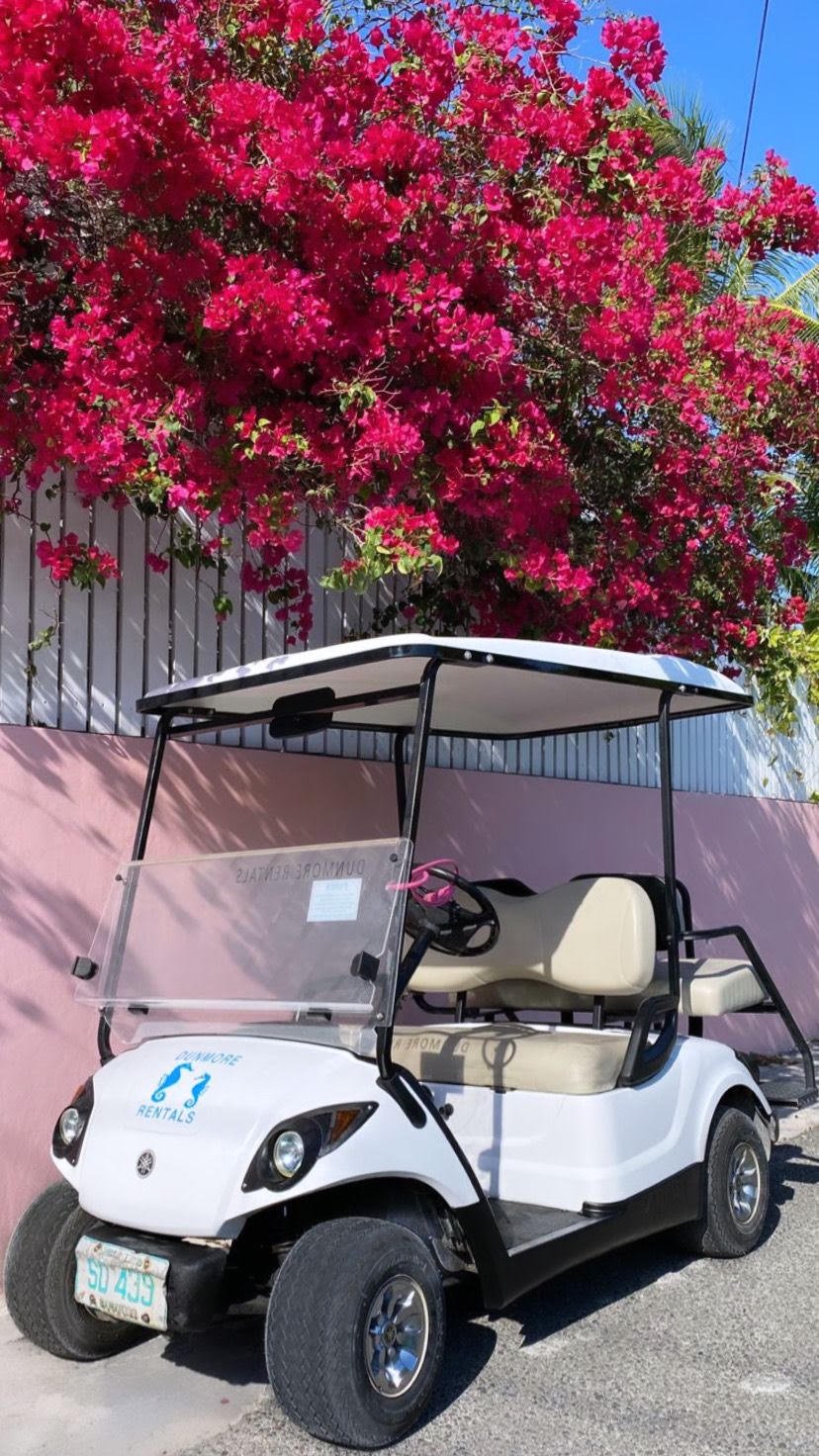 dunmore golf cart rental Harbour island