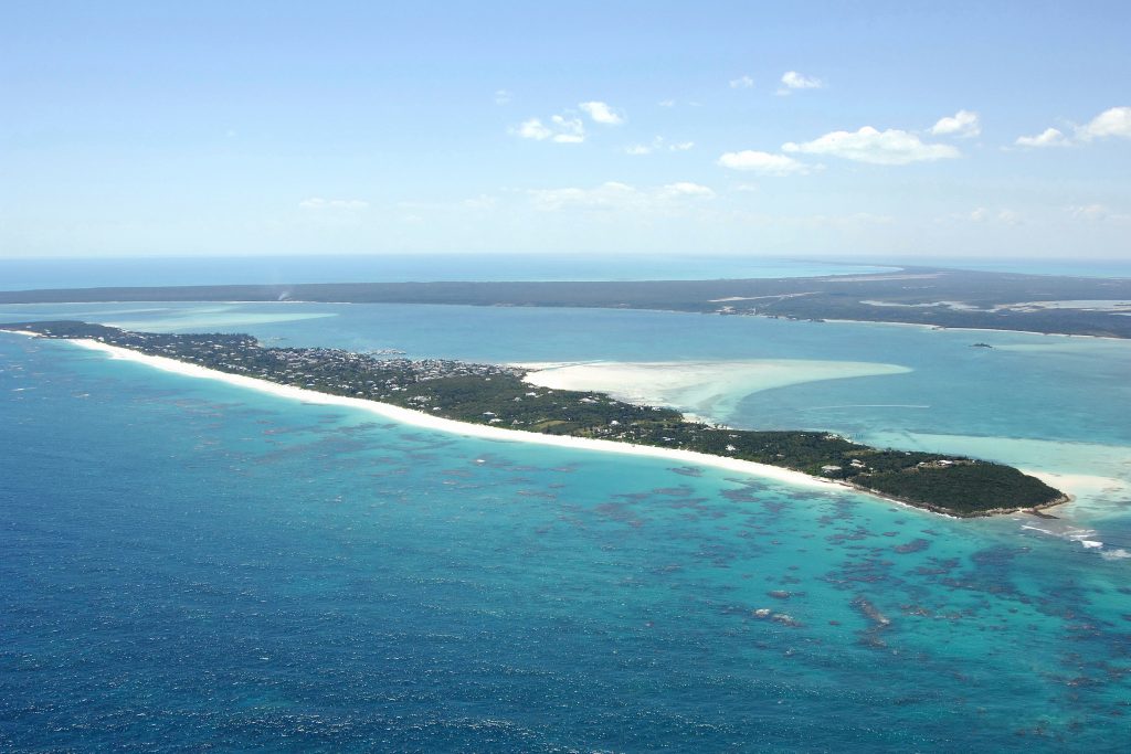 Harbour Island Bahamas shallow waters