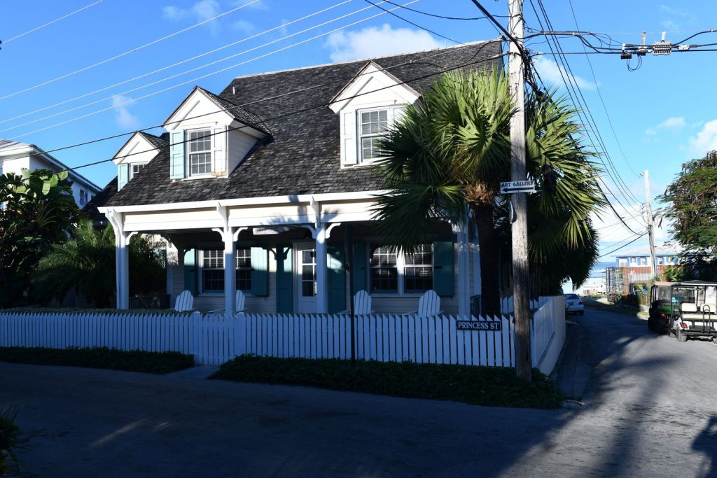 Colonial houses of Harbour Island Bahamas