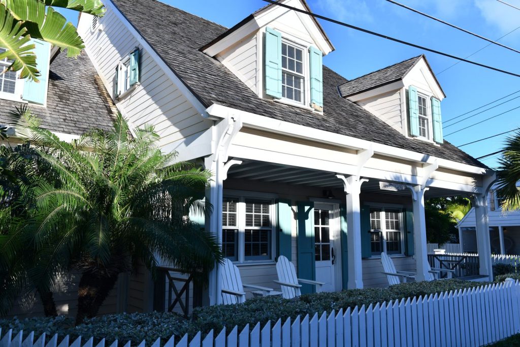 Colonial houses of Harbour Island Bahamas