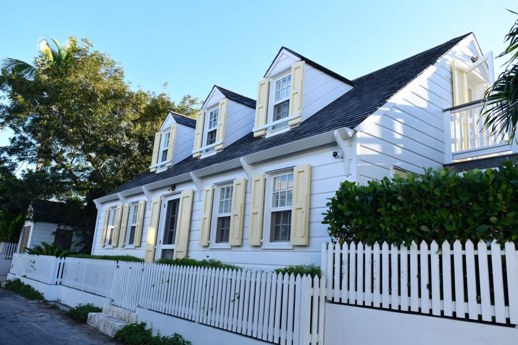 Colonial houses of Harbour Island Bahamas