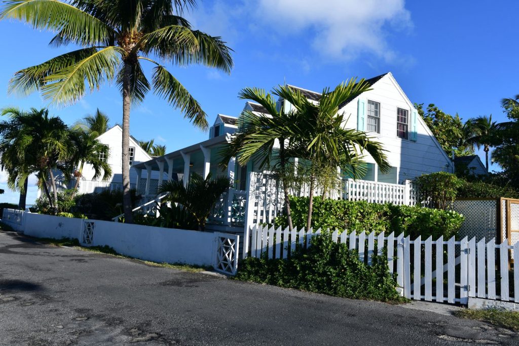 Colonial houses of Harbour Island Bahamas