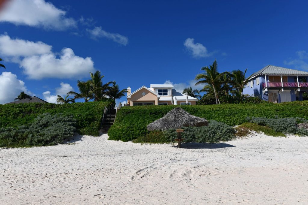 Oceanfront homes of Harbour Island Bahamas