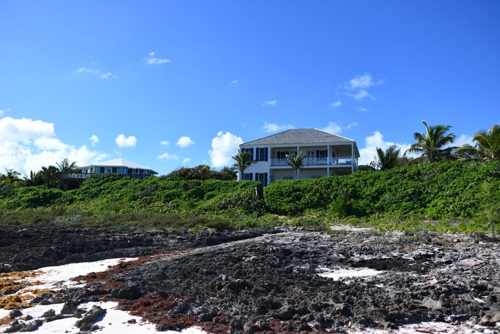 Oceanfront homes of Harbour Island Bahamas