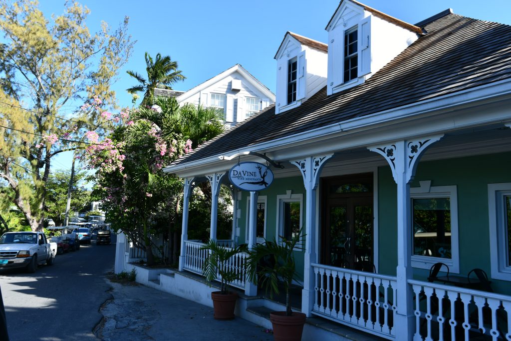 Colonial houses in Harbour Island Bahamas